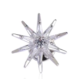 Blucome Cubic Zircon Star Brooches Gold-Color Copper Brooch Badge Collar Clip Up Chapter Copper For Women Medal Pins Jewelry