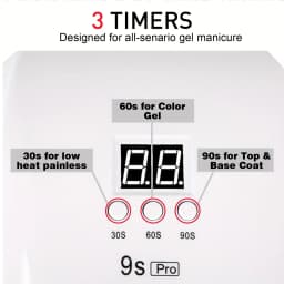 Trapezoidal Nail Dryer UV Led Nail Lamp Sensor/ LCD Display Professional Led Nail Lamp 9SPro Gel Nail Lamp Manicure Tool