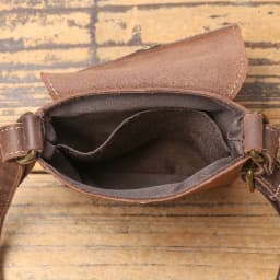 Genuine Leather Retro Sling Crossbody Bags Men Phone Key Organizer Bag Wallet Men's Flip Magnetic Buckle Shoulder Bag