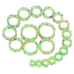 20pcs/Lot 6-25MM Flexible Silicone Ear Plugs and Tunnels Ear Piercings Earlets Stretchers Expander Ear Dilations Body Jewelry