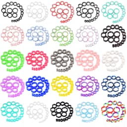 20pcs/Lot 6-25MM Flexible Silicone Ear Plugs and Tunnels Ear Piercings Earlets Stretchers Expander Ear Dilations Body Jewelry