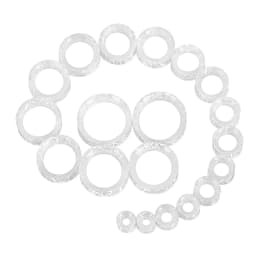 20pcs/Lot 6-25MM Flexible Silicone Ear Plugs and Tunnels Ear Piercings Earlets Stretchers Expander Ear Dilations Body Jewelry