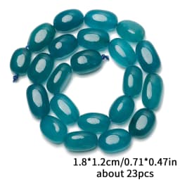 18x12mm Irregular Chalcedony Jade Stone Beads Loose Beads for Jewelry Making Diy Bracelet Unique Crafts Accessories