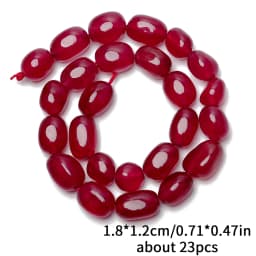 18x12mm Irregular Chalcedony Jade Stone Beads Loose Beads for Jewelry Making Diy Bracelet Unique Crafts Accessories