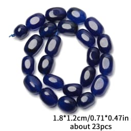18x12mm Irregular Chalcedony Jade Stone Beads Loose Beads for Jewelry Making Diy Bracelet Unique Crafts Accessories