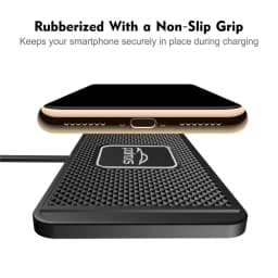 Polmxs Car Wireless Charging for 15W Qi Type C Wireless Charger Mat Non Slip Pad for iPhone 14 13 12 Pro Max Samsung S22/S21/S20