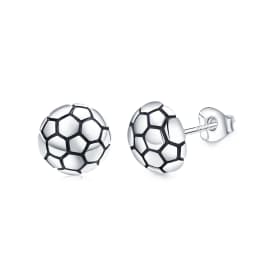 VOJO Sports Stud Earrings Football, Soccer, Basketball, Volleyball, Tennis, Baseball Earrings for Women Men Player Fan Gifts