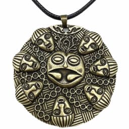 Buddha Ogma Medallion Om Yoga Buddhism Large Pendant Vintage Necklace Bijoux Homme Amulet Talisman Accessoires Dropship Supplier