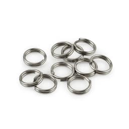 10pcs/LOT 10mm 12mm 14mm Titanium Alloy Keyrings EDC Outdoor Small Tool Key Ring Making Accessories