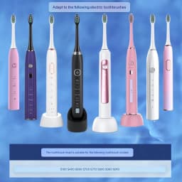 Sarmocare S100 S200 S300 S600 S700 S710 S800 S820 S900 S910 Toothbrush Heads Ultrasonic Sonic Electric Toothbrush Heads,2-16pcs