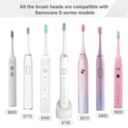 Sarmocare S100 S200 S300 S600 S700 S710 S800 S820 S900 S910 Toothbrush Heads Ultrasonic Sonic Electric Toothbrush Heads,2-16pcs
