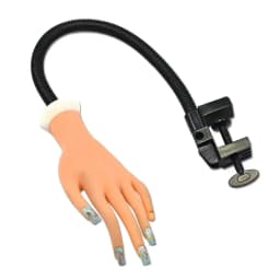 Nail Art Training Fake Hand Display False Tips UV Gel Polish Painting Tools Manicure Practice Model