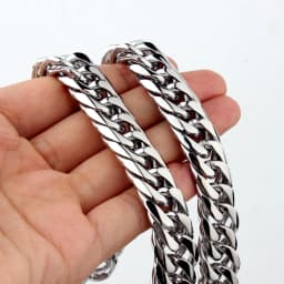 9/11/13/16/19/21MM Heavy Polished Men/Women Stainless Steel Silver/Gold Color Cuban Curb Link Chain Necklace Or Bracelet