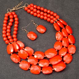 UDDEIN African Beads Jewelry Sets Multi layer Nigerian Wedding Indian Jewelry Sets Luxury Statement Choker Necklace Jewellery