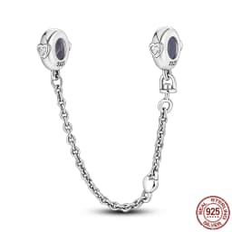 2024 New Hot Genuine 925 Sterling Silver Star Moon Sunflower Safety Chain Spacer Bead Charm for Brand Original Bracelet DIY
