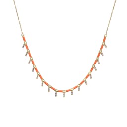 18K Gold Plated Brass Star CZ Necklace Enamel Drop Glaze Colorful Choker Adjustable Stackable Women's Jewelry Gift