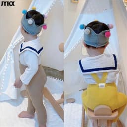 Spain 2021 New Spring And Autumn Models High Waist Suspenders Nine-point Pants Baby Big Butt Leggings Baby Leggings