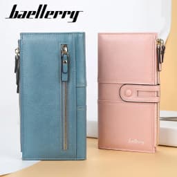 2023 Women Wallets Fashion Long PU Leather Top Quality Card Holder Classic Female Purse Zipper Brand Wallet For Women