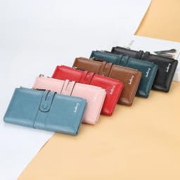 2023 Women Wallets Fashion Long PU Leather Top Quality Card Holder Classic Female Purse Zipper Brand Wallet For Women