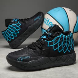 The Youth Actual Combat Basketball Shoe Movement Outdoor Comfortable Cushioning Wear-Resisting Fashion Breathable High Quality