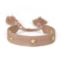 Woven Friendship Bracelet For Women With Tiny Stars Summer Stacking Jewelry Bracelets Sis Gifts
