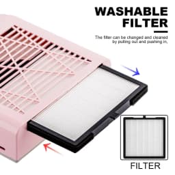 Upgrade Nail Dust Collector Extractor Fan For Manicure Machine Powerful Nail Vacuum Cleaner With Remove Filter Nail Equipment