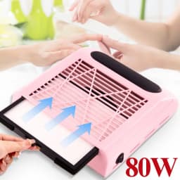 Upgrade Nail Dust Collector Extractor Fan For Manicure Machine Powerful Nail Vacuum Cleaner With Remove Filter Nail Equipment