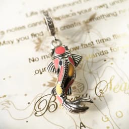 Colorful Koi Pendant 925 Sterling Silver Dangle Charm Women New Bohemia Lucky Fine Jewelry