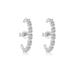 ANDYWEN 925 Sterling Silver Gold Clear CZ Circle Stud Earring 2023 Spiring Luxury Fine Jewelry Valentines Gift Women Jewels