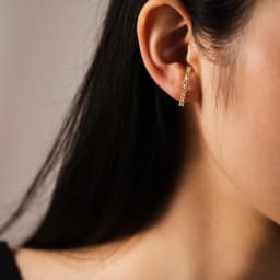ANDYWEN 925 Sterling Silver Gold Clear CZ Circle Stud Earring 2023 Spiring Luxury Fine Jewelry Valentines Gift Women Jewels