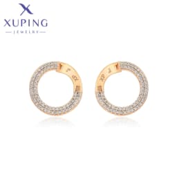 Xuping Jewelry Fashion Серьги Charm Simple Gold Color Earrings for Women Party Copper Alloy Exquisite Gift X000463287