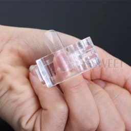 Beginner Extension Nails Gel Kit Nude Color Quick Building Complete Tools Crystal Clip Brush Form Set Manicure Prolong Supplies