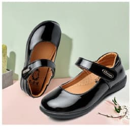 Kids Girls Leather Shoes Children Students Girls Soft Bottom Performance Shoes Children Students Princess Footwear