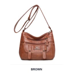 Soft Leather Mother Bag Large Capacity Fashionable Shoulder Crossbody Bag for Women