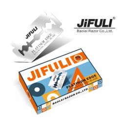 JiFULI 100/200 Pcs/ Quality Double Edge Safety Razor Blade Men And Women Shaving & Hair Removal Replace Stainless Steel Blades