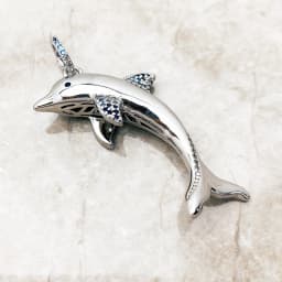 Cheerful Dolphin With Blue Stones Pendant Brand 925 Sterling Silver Jewelry 2023 Accessorie Good Luck Gift For Woman