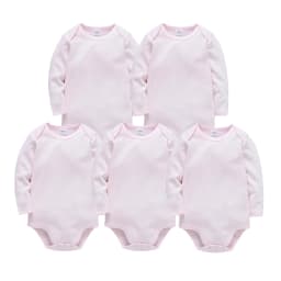 Kavkas Baby Boy Girl Clothes 0-24 Months 3/5 pcs a lot 100% Cotton Newborn Body bebe Bodysuit Long Sleeve Four Season Jumpsuit