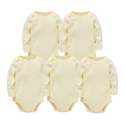 Kavkas Baby Boy Girl Clothes 0-24 Months 3/5 pcs a lot 100% Cotton Newborn Body bebe Bodysuit Long Sleeve Four Season Jumpsuit
