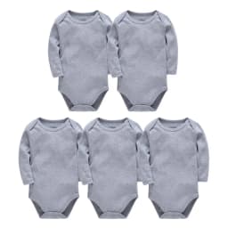 Kavkas Baby Boy Girl Clothes 0-24 Months 3/5 pcs a lot 100% Cotton Newborn Body bebe Bodysuit Long Sleeve Four Season Jumpsuit