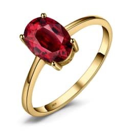JewelryPalace Genuine Garnet Amethyst Citrine Peridot Blue Topaz 925 Sterling Silver Rings for Women Colorful Gemstone Jewelry