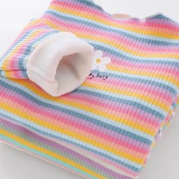Children's T-Shirts Color Stripe Flower Printing Kids Clothes for 2 To 6 Years Girls Tshirts Boutique Outfits for Girls