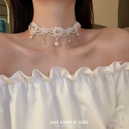 Luxury Vintage Pearl Choker Necklace For Women Princess Gorgeous Multilayers French Romantic Style Clavicle Chain Party Gift
