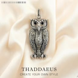 Pendant Owl,Brand New Fashion Trendy Jewelry Europe 925 Sterling Silver Accessories Cute Soul Gift For Woman