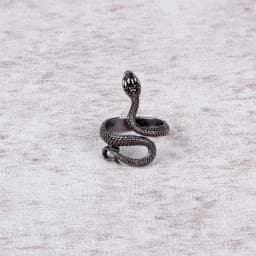 20Pcs/Lot Vintage Snake Animal Rings for Men and Women Adjustable Open Gothic Accessories Wholesale Punk Slivery Fashion Jewelry