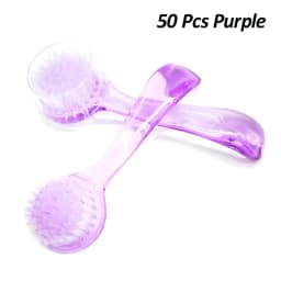 10/20/30/50 Pcs Nail Cleaning Brush For Manicure Round Head Nail Salon Acrylic Brushes Tools Remover Dust Powder Clean Brush Set