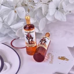 10pcs/pack Tito 3D Alcohol Bottle Resin Charms Pendant Earring Keychain DIY Fashion Jewelry Accessories
