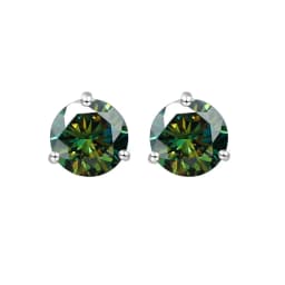 Butterflykiss 0.2-0.5ct Moissanite Screw Stud Earring D Color 925 Sterling Silver Sparkle Earrings For Women Men Wedding Jewelry