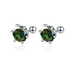 Butterflykiss 0.2-0.5ct Moissanite Screw Stud Earring D Color 925 Sterling Silver Sparkle Earrings For Women Men Wedding Jewelry