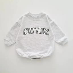 2023 Autumn Letter Printing Newborn Infant Boys Girls Triangle Creeper Long Sleeve Children's One Piece Fashion Baby Clothing