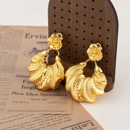 African Jewelry Set Irregular Design Hoop Earrings and Pendant 2PCS Set for Weddings Bridal Necklace Earrings Accessory